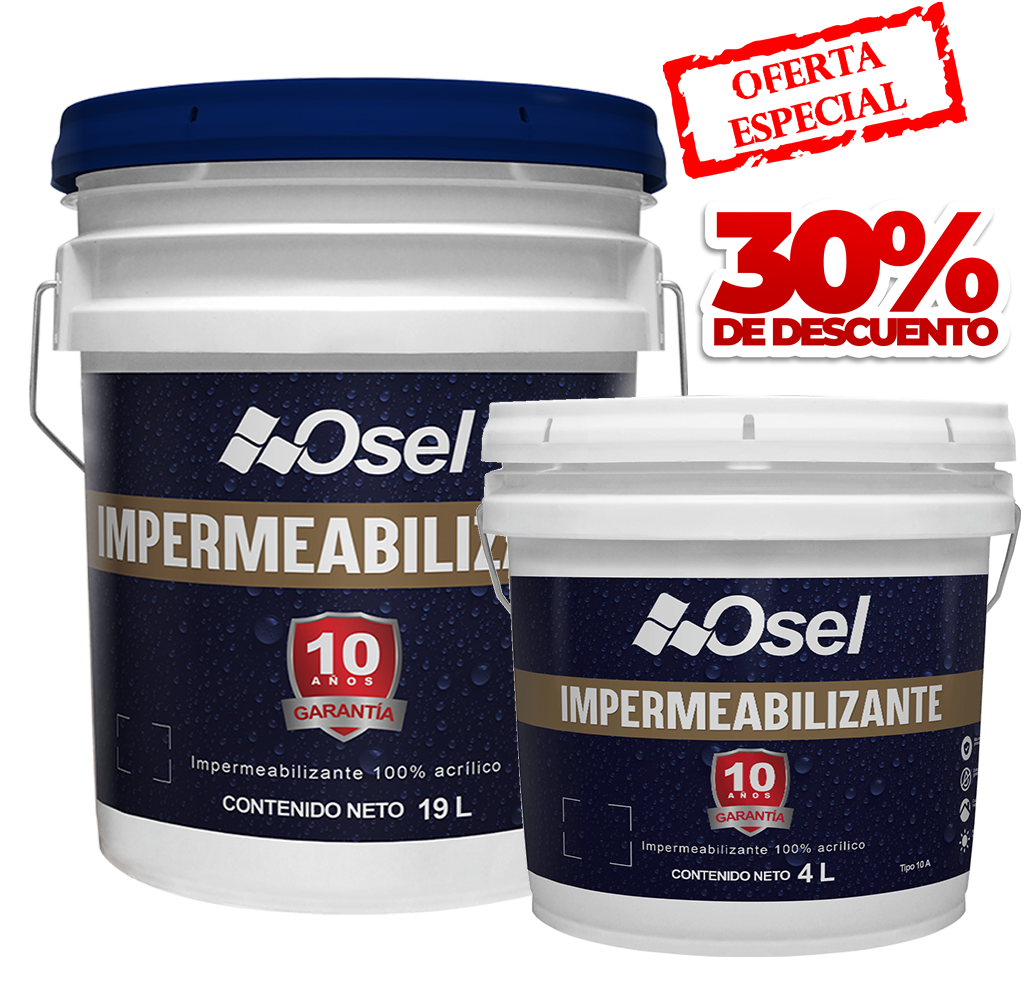 Impermeabilizante 100% Acrílico 10 años - Blanco