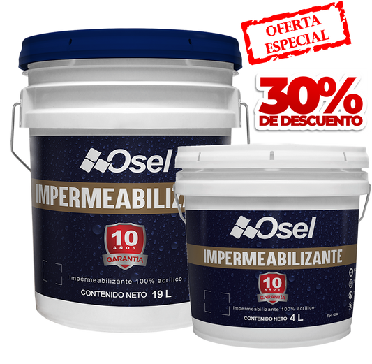 Impermeabilizante 100% Acrílico 10 años - Blanco