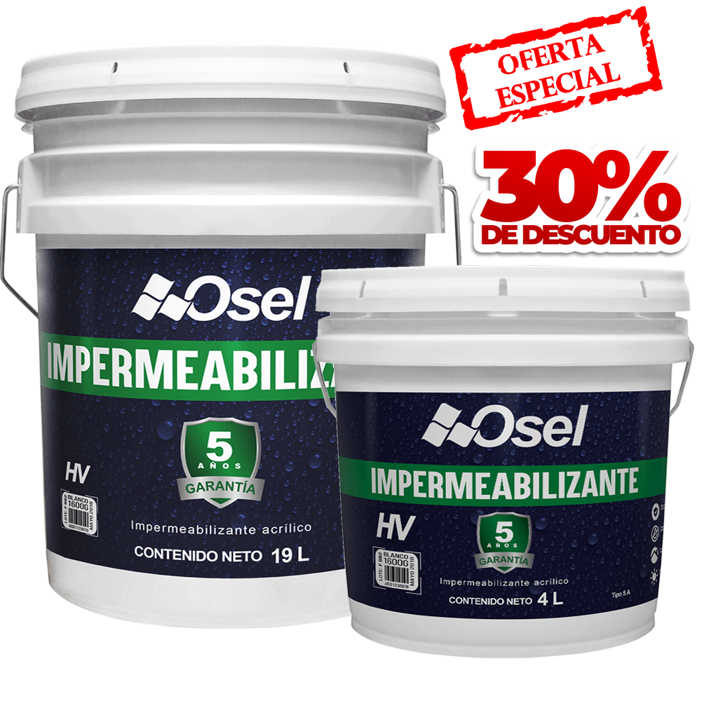 Impermeabilizante acrílico HV 5 años - Blanco