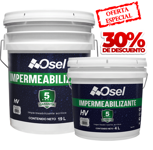 Impermeabilizante acrílico HV 5 años - Blanco