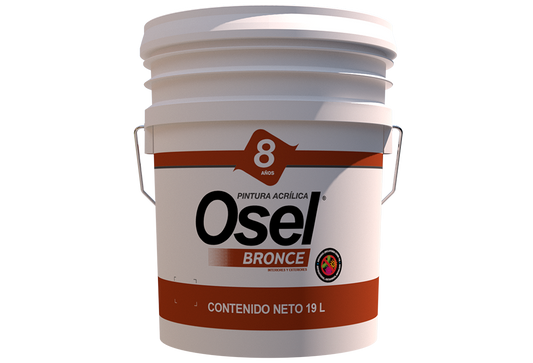 Pintura acrílica Osel Bronce Germicida - Blanco