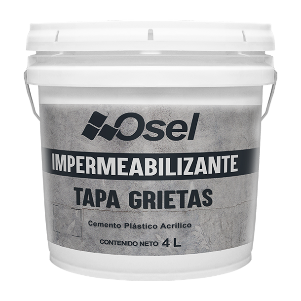 Tapa grietas cemento plástico acrílico