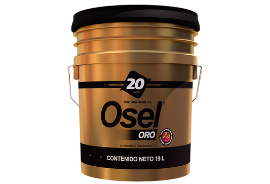 Pintura Emulsionada Mate Osel Oro Germicida -Blanco