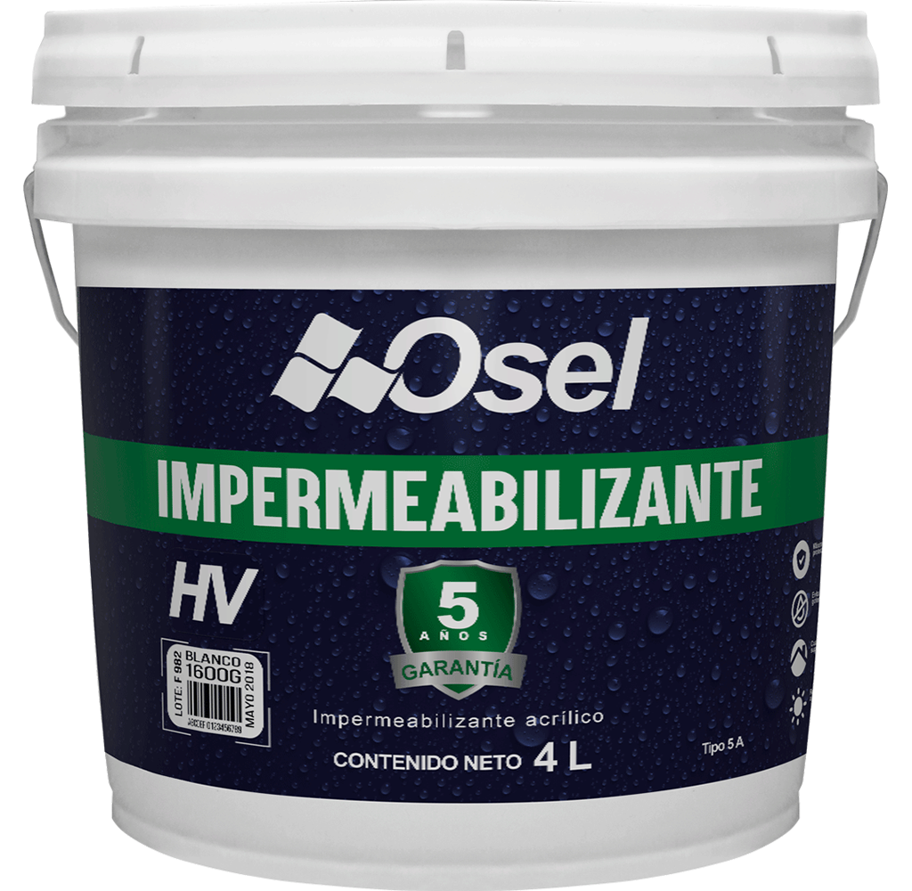 Impermeabilizante acrílico HV 5 años - Blanco