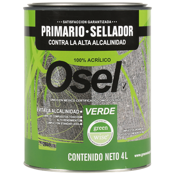 Primario para Superficies Alcalinas Osel Verde - Blanco