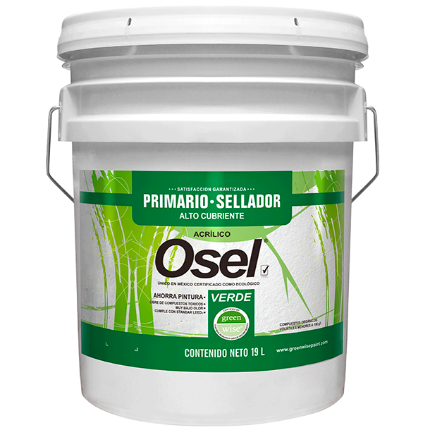 Primario Alto Cubriente Osel Verde - Blanco