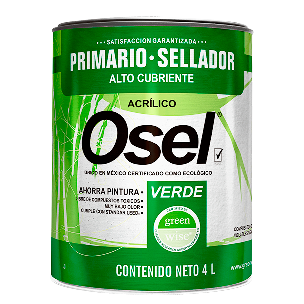 Primario Alto Cubriente Osel Verde - Blanco