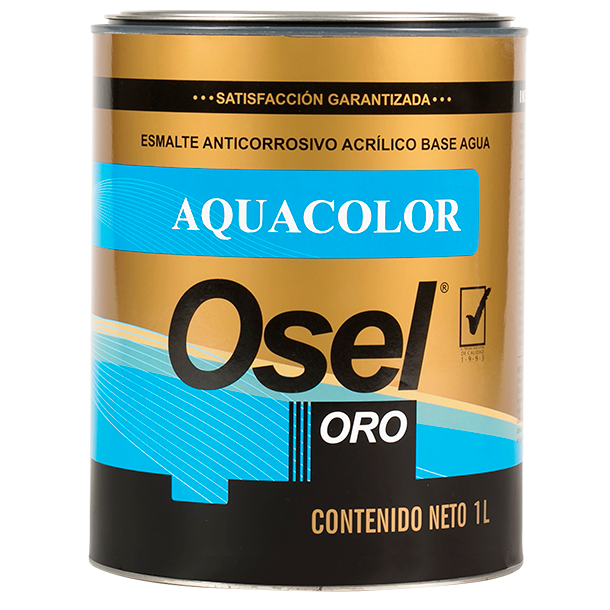 Esmalte Aquacolor Brillante Osel Oro - Blanco