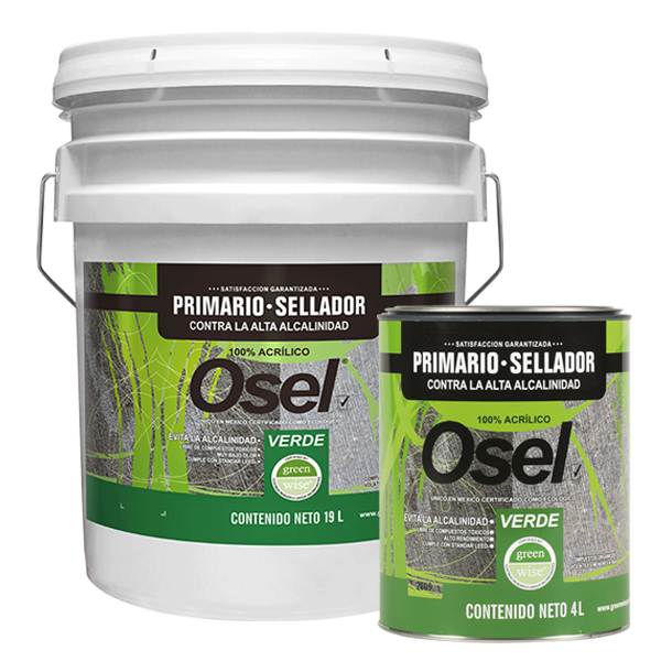 Primario para Superficies Alcalinas Osel Verde - Blanco