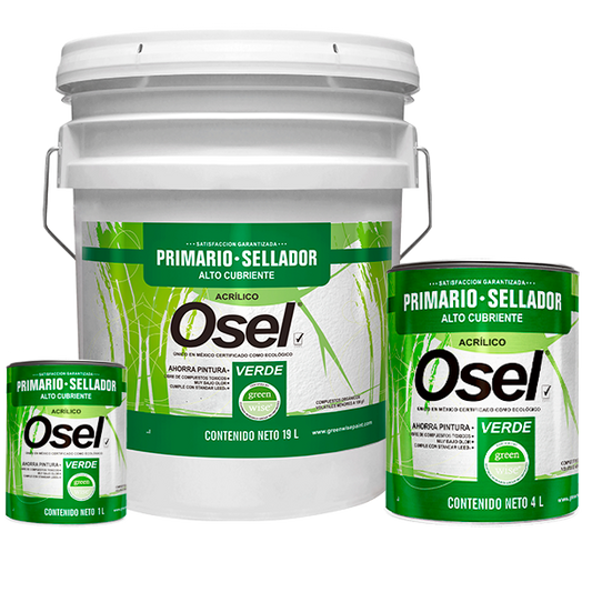 Primario Alto Cubriente Osel Verde - Blanco