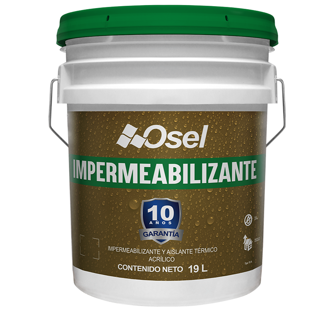 Impermeabilizante y aislante térmico acrílico 10 años - Blanco