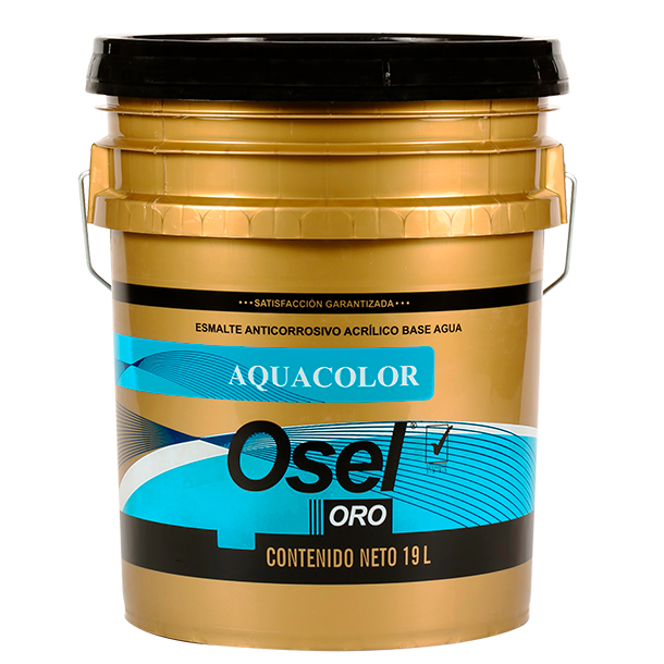 Esmalte Aquacolor Brillante Osel Oro - Blanco